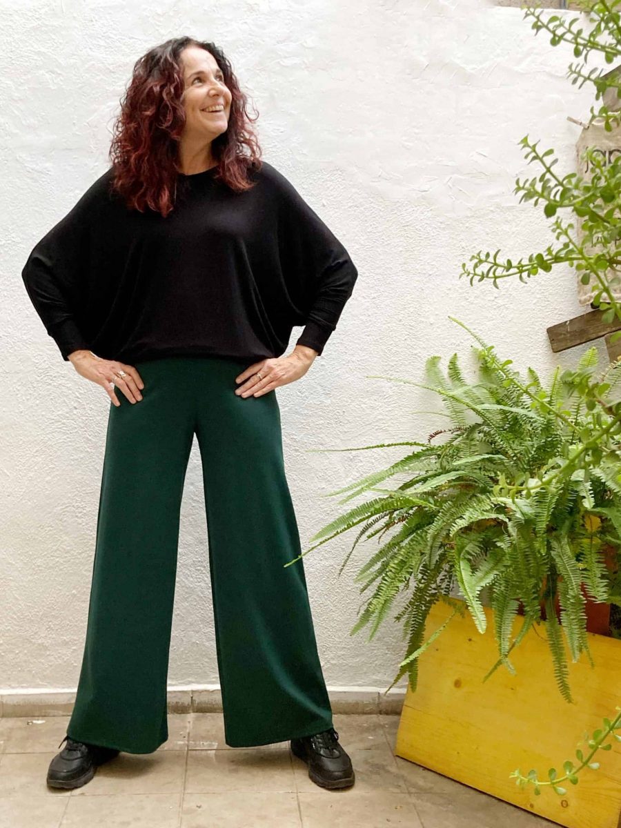 Trousers waistband - blunt knitted