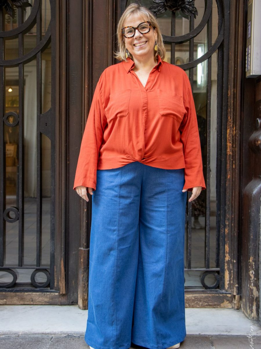 Pantalón Flare denim